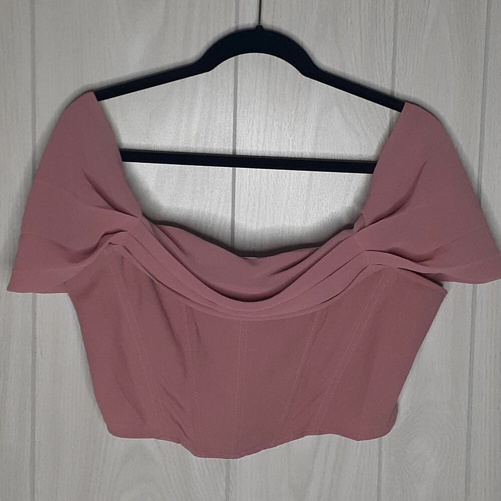 Windsor Mauve Bustier Off the Shoulder Size Large